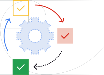 continuous-qa-image spiral around a gear